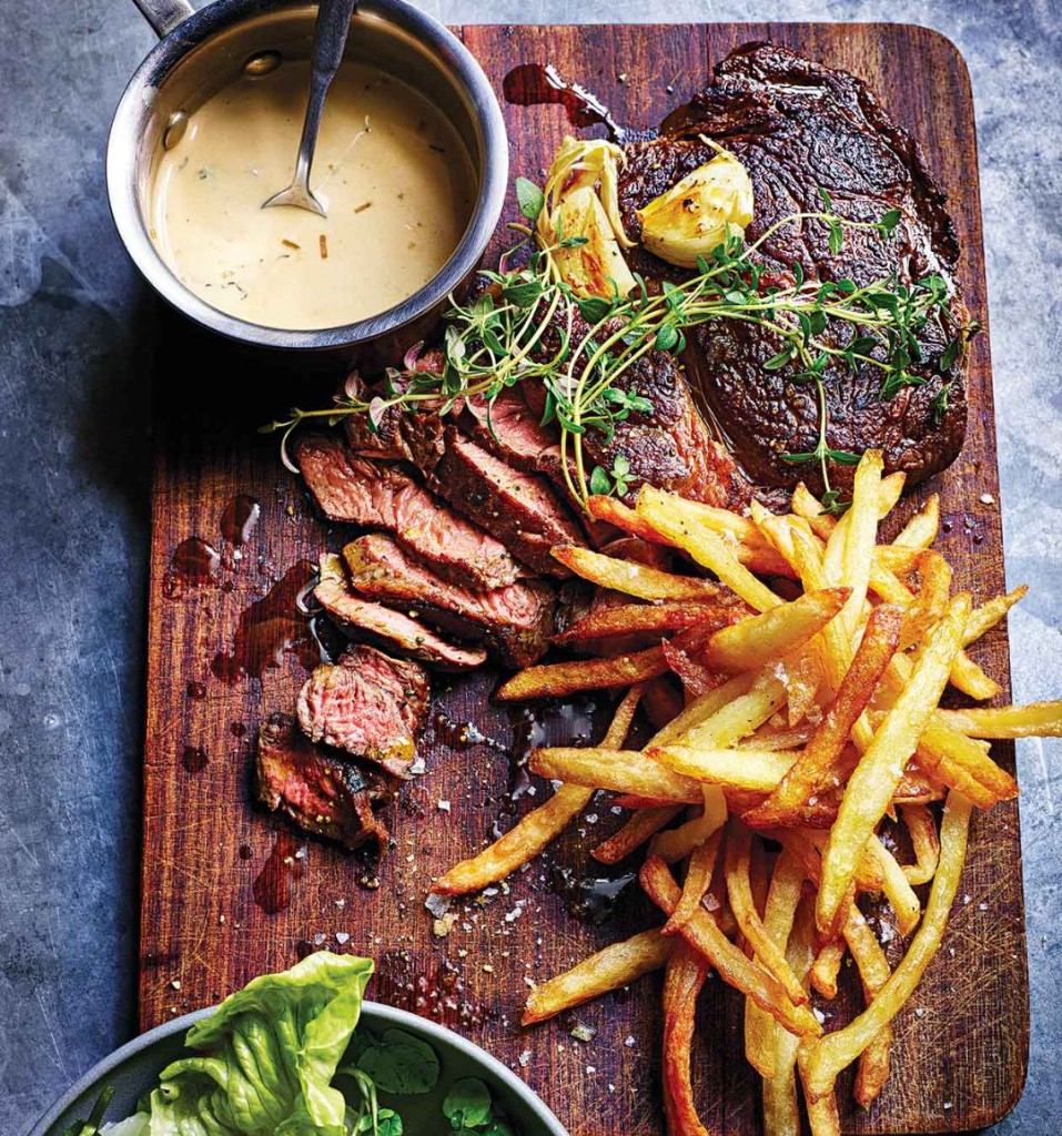 Biff med pommes frites — resultat från utematlagning